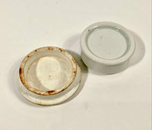 Load image into Gallery viewer, Antique Gray Victorian Cherry TOOTH PASTE Croc Container, London, Dental
