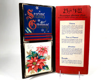 Load image into Gallery viewer, 1950's Personalized CHRISTMAS CARDS Sample Book, Ten Designs, Foil || Hye-Quality Card Co.