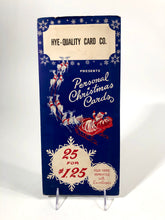 Load image into Gallery viewer, 1950's Personal CHRISTMAS CARDS Sample Book, Ten Designs || Hye-Quality Card Co.