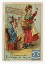 Load image into Gallery viewer, Victorian Mennen's Sure Corn Killer, Quack Medicine Trade Card || Pharmacy