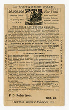 Load image into Gallery viewer, Victorian St. Jacobs Oil, Quack Medicine Trade Card || Pharmacy