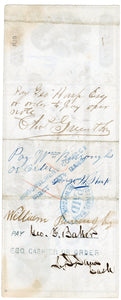 November 1869 Antique BANK CHECK, Charles Green & Son, New York || Dealers in Hops - TheBoxSF