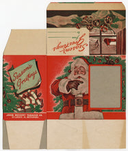 Load image into Gallery viewer, 1930's Christmas TIPPERARY SMOKING MIXTURE Promotional Box ONLY, Three Pieces, Santa Clause