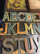 Load image into Gallery viewer, RARE Full ALPHABET, Cut Out ABC Game, Whitney Reed Chair Co. Old Vintage - TheBoxSF