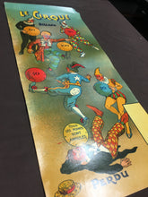 Load image into Gallery viewer, French LE CIRQUE BILLIARD Game Illustration, Poster || Vintage Circus
