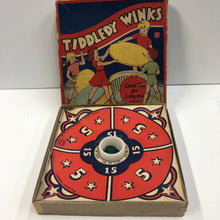 Load image into Gallery viewer, 1939 Vintage TIDDLEDY WINKS Children's Board Game, Original Packaging