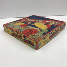 Load image into Gallery viewer, 1939 Vintage TIDDLEDY WINKS Children's Board Game, Original Packaging