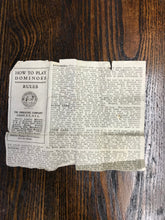 Load image into Gallery viewer, Vintage USA Dominoes Cardboard Box - TheBoxSF