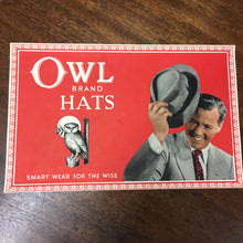 Load image into Gallery viewer, OWL Brand HATS Label, Smart Wear for the Wise | Clothing - TheBoxSF