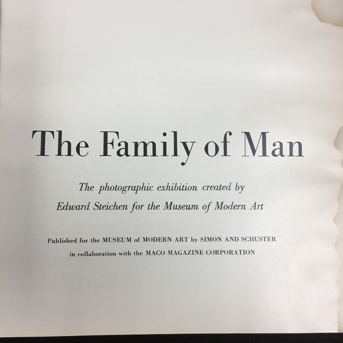 洋書 The Family of Man - Edward Steichen The Family Of Man: Steichen, Edward, Sandburg, Carl