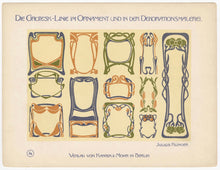 Load image into Gallery viewer, Art Nouveau MODERN SURFACE ORNAMENT Klinger & Anker Design Book PDF DOWNLOAD