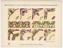 Load image into Gallery viewer, Art Nouveau MODERN SURFACE ORNAMENT Klinger & Anker Design Book PDF DOWNLOAD