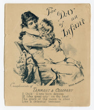 Load image into Gallery viewer, 1884 Tarrant's Seltzer Aperient, A Day of an Infant, Promotional Booklet