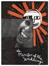 Load image into Gallery viewer, 1950's Ethel Waters, THE MEMBER OF THE WEDDING Theater Play Bill, Program