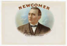 Load image into Gallery viewer, Antique, Unused NEWCOMER Brand Cigar, Tobacco Caddy Crate Label SET