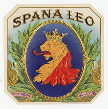 Load image into Gallery viewer, Antique, Unused SPANA LEO GEM Cigar, Tobacco Crate Label SET OF THREE