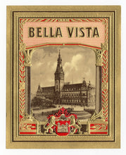Load image into Gallery viewer, Antique, Unused BELLA VISTA Brand Cigar, Tobacco Crate Label SET of Two