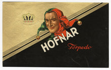 Load image into Gallery viewer, Antique, Unused HOFNAR TORPEDO Brand Cigar, Tobacco Caddy Crate Label SET of Four