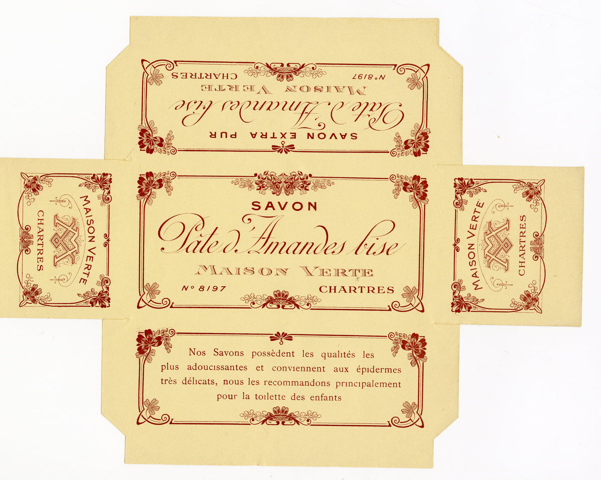 vintage-unused-french-art-deco-pate-d-amandes-lise-soap-box-label-theboxsf