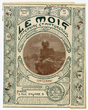 Load image into Gallery viewer, Rare, Antique, French MUCHA Illustrated September 1902 LE MOIS Literary Magazine Cover, Art Nouveau