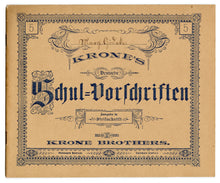 Load image into Gallery viewer, Antique KRONE'S PARAGON Student's School Penmanship Book, Cursive, Lettering