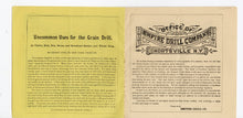 Load image into Gallery viewer, 1883 EMPIRE DRILL for Grain, Farming and Fertilizing Promotional Booklet, Catalog