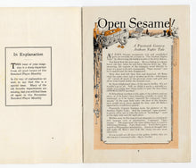 Load image into Gallery viewer, 1923 Antique STANDARD PLAYER MONTHLY Promotional Piano Book, Aladdin