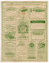 Load image into Gallery viewer, 1899 J.F. Lawrence Druggists' Full Pharmacy Label Catalog DIGITAL DOWNLOAD ONLY