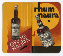 Load image into Gallery viewer, 1933 Unused French RHUM NAURA Advertising Notebook, Art Deco, Alcohol, Rum