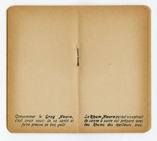 Load image into Gallery viewer, 1933 Unused French RHUM NAURA Advertising Notebook, Art Deco, Alcohol, Rum