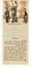 Load image into Gallery viewer, 1910's EDISON PHONOGRAPH Paper Advertisement || 'How the Boys Found the Band'