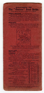 Antique 1920s Gall & Ingalis Tourists Map of The Clyde, Scotland, United Kingdom