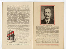 Load image into Gallery viewer, 1929 Antique 50 YEARS OF WOOLWORTH Promotional Booklet, Vintage Fashion, Household