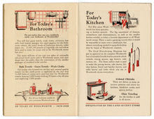 Load image into Gallery viewer, 1929 Antique 50 YEARS OF WOOLWORTH Promotional Booklet, Vintage Fashion, Household