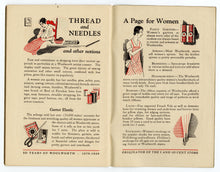 Load image into Gallery viewer, 1929 Antique 50 YEARS OF WOOLWORTH Promotional Booklet, Vintage Fashion, Household
