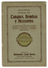 Load image into Gallery viewer, Antique Spanish TANQUES, BOMBAS Y ACCESORIOS CATALOG, Oil Pump, Tanks