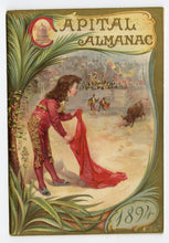 Load image into Gallery viewer, 1894 Victorian CAPITAL IllUSTRATED ALMANAC, Federal Government, Congress