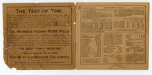 Load image into Gallery viewer, 1910 Antique Morse's INDIAN ROOT PILLS ALMANAC, Promotional Book