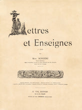 Load image into Gallery viewer, 1905 French LETTERS & ENSIGNES Art Nouveau Design Book PDF ONLY, Sign Painting, Alphabets