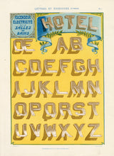 Load image into Gallery viewer, 1905 French LETTERS & ENSIGNES Art Nouveau Design Book PDF ONLY, Sign Painting, Alphabets