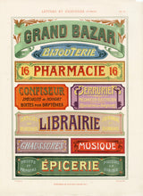 Load image into Gallery viewer, 1905 French LETTERS & ENSIGNES Art Nouveau Design Book PDF ONLY, Sign Painting, Alphabets