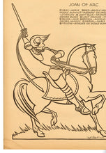 Load image into Gallery viewer, 1934 PRIMER PICTURES Children's Coloring Book, Unused, Fairy Tales