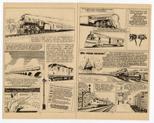 Load image into Gallery viewer, Two 1960's Train Comic Books RAILS ACROSS AMERICA & RIDE THE HIGH IRON