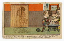 Load image into Gallery viewer, 1906 Set of Six MAGIC INVISIBLE INK Novelty POSTCARDS, Famous Newspaper Comic Strips