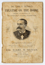 Load image into Gallery viewer, 1895 Dr. Earl Sloan's TREATISE OF THE HORSE Partial Pamphlet PDF, Horse Remedies