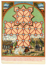 Load image into Gallery viewer, Antique, Unused French "Jeu D'Assaut" Military Assault Game Box LABEL, Children Toy