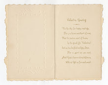 Load image into Gallery viewer, Antique 1900's Die-Cut "My Fair Valentine" VALENTINE'S DAY CARD, BOOKLET