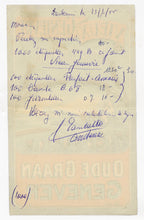 Load image into Gallery viewer, Antique, Unused, French OUDE GRAAN GENEVER, Gin LABEL, Farm Scene