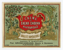 Load image into Gallery viewer, Antique, Unused CREME DE CACAO LABEL, Three Styles, Liqueur, Alcohol