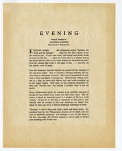 Load image into Gallery viewer, 1940's Vintage MAXFIELD PARRISH "SUN UP" Christmas Card, Tintogravure